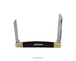 قلمتراش خوشنویسی دو تیغه جواد توسلی دسته فیبر مشکی