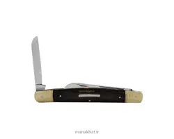 قلمتراش خوشنویسی دو تیغه جواد توسلی دسته فیبر مشکی