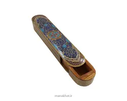 جاقلمی خوشنویسی خاتم کاری کشویی طرح 3