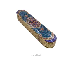 جاقلمی خوشنویسی خاتم کاری کشویی طرح 1