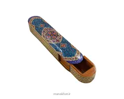 جاقلمی خوشنویسی خاتم کاری کشویی طرح 1