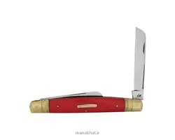 قلمتراش خوشنویسی دو تیغه جواد توسلی دسته فیبر قرمز