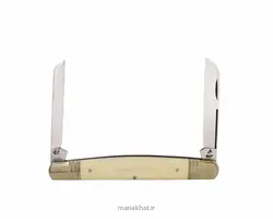 قلمتراش خوشنویسی دو تیغه 13 سانت توسلیان دسته عاج مصنوعی