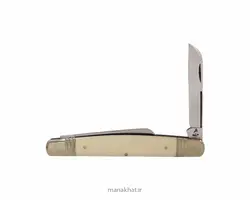 قلمتراش خوشنویسی دو تیغه 13 سانت توسلیان دسته عاج مصنوعی