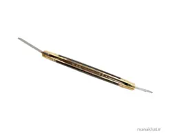 قلمتراش خوشنویسی دو تیغه جواد توسلی دسته فیبر مشکی