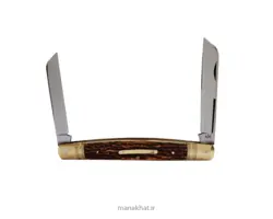 قلمتراش خوشنویسی دو تیغه 12 سانت دسته طرح شاخ جواد توسلیان