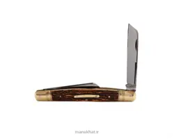 قلمتراش خوشنویسی دو تیغه 12 سانت دسته طرح شاخ جواد توسلیان