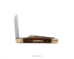 قلمتراش خوشنویسی دو تیغه 12 سانت دسته طرح شاخ جواد توسلیان