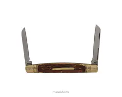 قلمتراش خوشنویسی دو تیغه 12 سانت دسته طرح شاخ جواد توسلیان