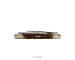 قلمتراش خوشنویسی جلیل توسلی دو تیغه دسته شاخ گوزن