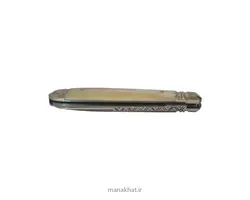 قلمتراش خوشنویسی تک تیغه 13 سانت توسلیان دسته استخوان