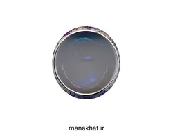 دوات مسی خوشنویسی میناکاری مشقی رنگ سفید