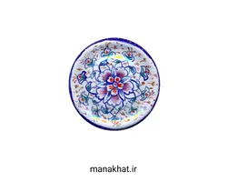 دوات مسی خوشنویسی میناکاری مشقی رنگ سفید