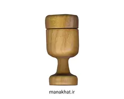 دوات خوشنویسی چوبی پایه دار رنگ نخودی