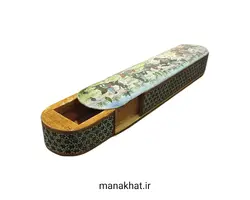 جاقلمی خوشنویسی خاتم کاری کشویی طرح 6 (کپی)