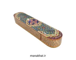 جاقلمی خوشنویسی خاتم کاری کشویی طرح 8 (کپی)