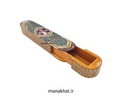 جاقلمی خوشنویسی خاتم کاری کشویی طرح 8 (کپی)