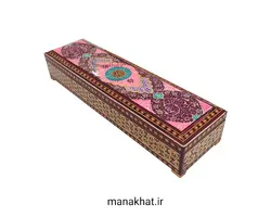 جاقلمی خوشنویسی خاتم کاری لولایی طرح 5 (کپی)