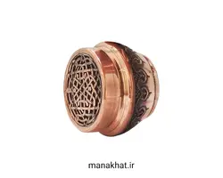 دوات مسی خوشنویسی مشقی قلمزنی شده طرح اسلیمی و گُل (کپی)