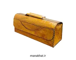 کیف لوازم خوشنویسی نیک چرم طبیعی عسلی (کپی)