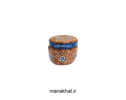 دوات مسی خوشنویسی میناکاری کتابتی رنگ آجری