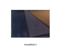 زیردستی خوشنویسی یک رو چرم طبیعی بُزی مشکی و یک رو فوم اعلا