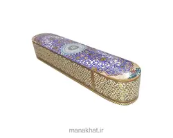 جاقلمی خوشنویسی خاتم کاری کشویی طرح 5