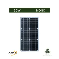 پنل خورشیدی مونو کریستال 30 وات OSDA-isola مدل ODA30-18-M