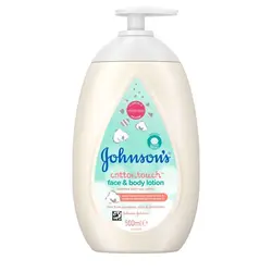 لوسیون صورت و بدن پنبه ای 500 میلی لیتر پمپی جانسون johnson