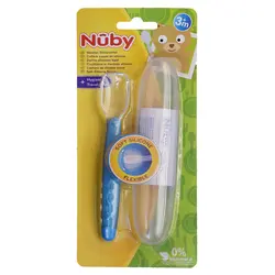قاشق سیلیکونی قاب دار نابی NUBY