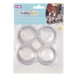 قفل دستگیره اجاق گاز بیبی جم Babyjem بسته 4 عددی