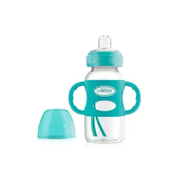 آبمیوه خوری 6+ ماه دکتر براون Dr Browns مدل Sippy Spout ظرفیت 270 میلی لیتر سبز آبی