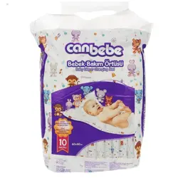 زیرانداز تعویض یکبار مصرف جان به به canbebe بسته 10 عددی مدل 1781