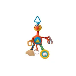 آویز نخ کش موزیکال و دندانگیر جولی بی بی Jollybaby طرح جوجه نارنجی