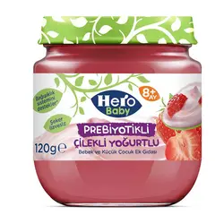 پوره هیرو بی بی Hero Baby با طعم ماست و توت فرنگی پروبیوتیک