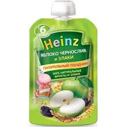 پوره میوه هاینز Heinz ساندیسی سیب آلو و غلات