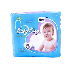 پوشک بیبی کینگ Baby King سایز 5 بسته 28 عددی