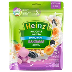 سرلاک هاینز Heinz با طعم گندم سیاه گلابی زردآلو توت با شیر