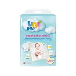 زیرانداز تعویض نوزاد یکبار مصرف یونی بی بی unibaby بسته 10 عددی