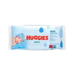 دستمال مرطوب و پاک کننده کودک هاگیز HUGGIES بسته 56 عددی