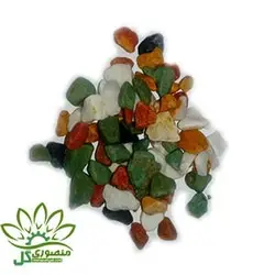 شن رنگ طبیعی دانه درشت