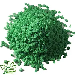 شن رنگی دانه ریز سبز