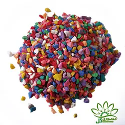 شن رنگی دانه ریز میکس