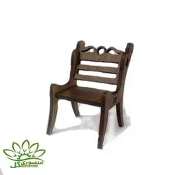 ماکت صندلی چوبی کوچک