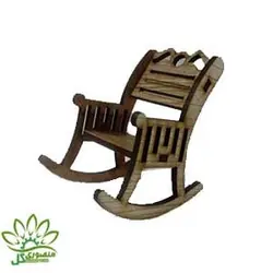 ماکت صندلی راک چوبی