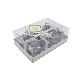 شمع وارمر مدل فرشته نقره ای بسته 6 عددی