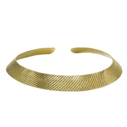 طوق برنجی دست ساز هندی نقش برجسته کد 1405