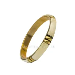 النگو برنجی دست ساز هندی و صدف طبیعی کد 1307