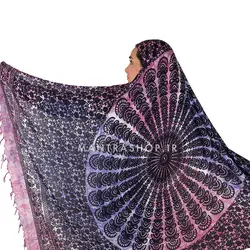 شال هندی طرح ماندالا کد 708