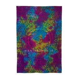 بکدراپ تپستری هندی طرح ماندالا (روتختی یک نفره) کد 393